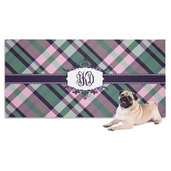 Plaid with Pop Dog Towel (Personalized)
