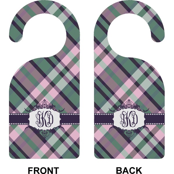 Plaid with Pop Door Hanger (Approval)