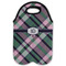 Plaid with Pop Double Wine Tote - Flat (new)