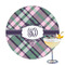 Plaid with Pop Drink Topper - Large - Single with Drink