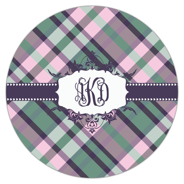 Plaid with Pop Drink Topper - Large - Single