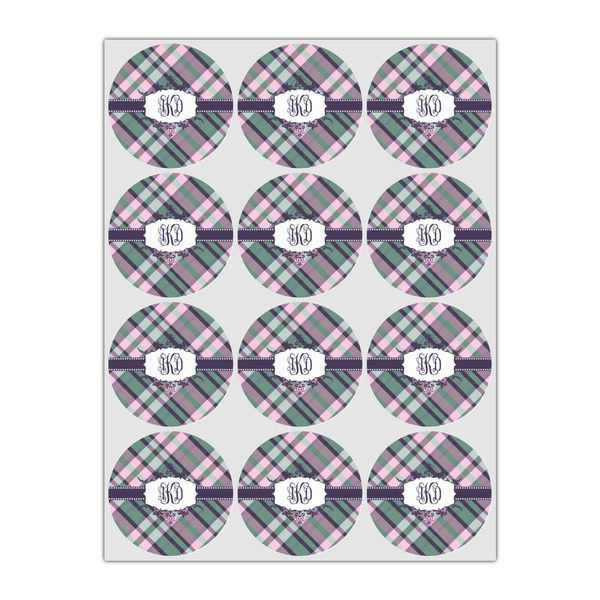 Plaid with Pop Drink Topper - Small - Set of 12