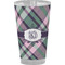 Plaid with Pop Pint Glass - Full Color (Personalized)