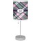 Plaid with Pop Drum Lampshade with base included