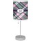 Plaid with Pop Lamp with Drum Shade (Personalized)
