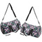 Plaid with Pop Duffle bag large front and back sides