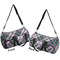 Plaid with Pop Duffle bag small front and back sides