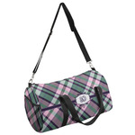 Plaid with Pop Duffel Bag - Large (Personalized)