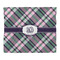 Plaid with Pop Duvet Cover - King - Front