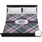 Plaid with Pop Duvet Cover (King)
