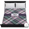 Plaid with Pop Duvet Cover - Full / Queen (Personalized)