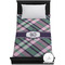 Plaid with Pop Duvet Cover (TwinXL)