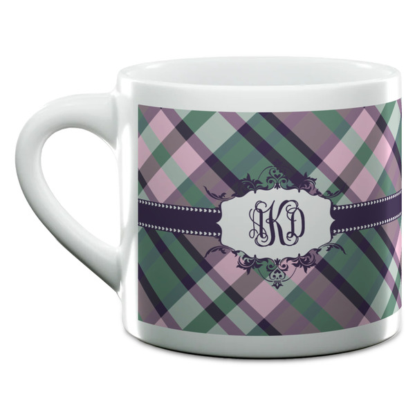 Plaid with Pop Espresso Cup - 6oz (Double Shot) (MAIN)