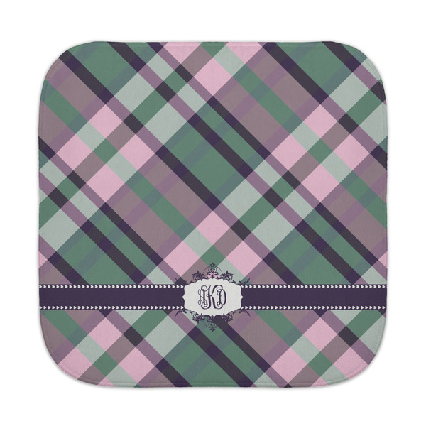 Custom Plaid with Pop Face Towel (Personalized)