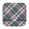 Plaid with Pop Face Cloth-Rounded Corners
