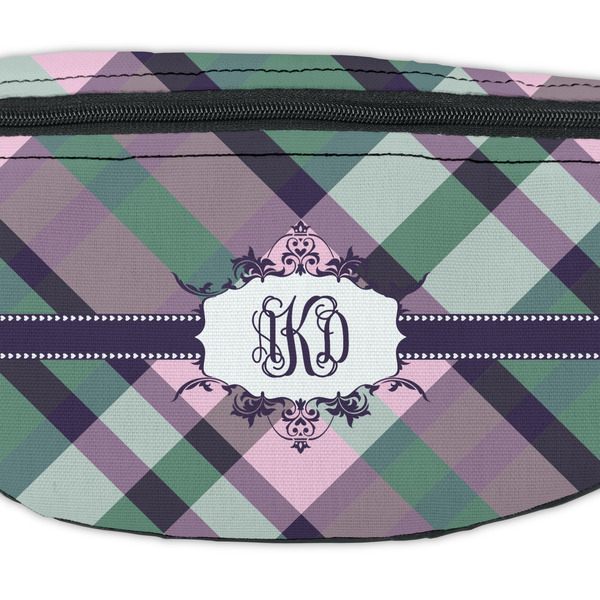 Plaid with Pop Fanny Pack - Closeup