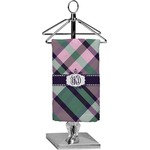 Plaid with Pop Finger Tip Towel - Full Print (Personalized)