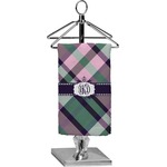 Plaid with Pop Finger Tip Towel - Full Print (Personalized)