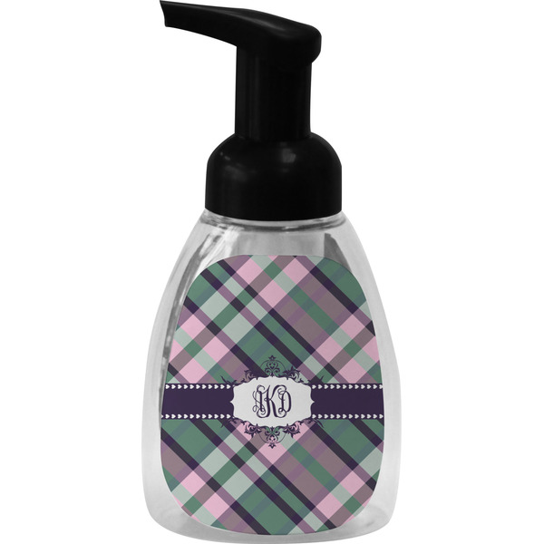 Plaid with Pop Foam Soap Bottle