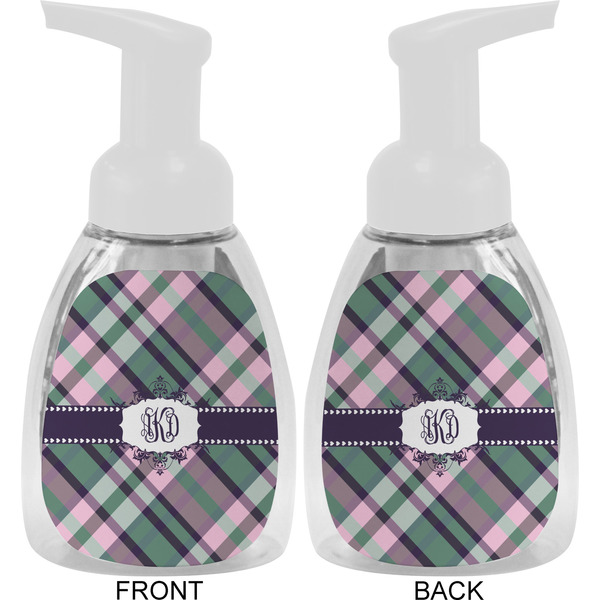 Plaid with Pop Foam Soap Bottle Approval - White