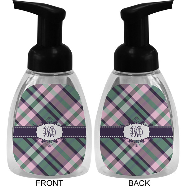 Plaid with Pop Foam Soap Bottle (Front & Back)