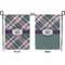 Plaid with Pop Garden Flag - Double Sided Front and Back