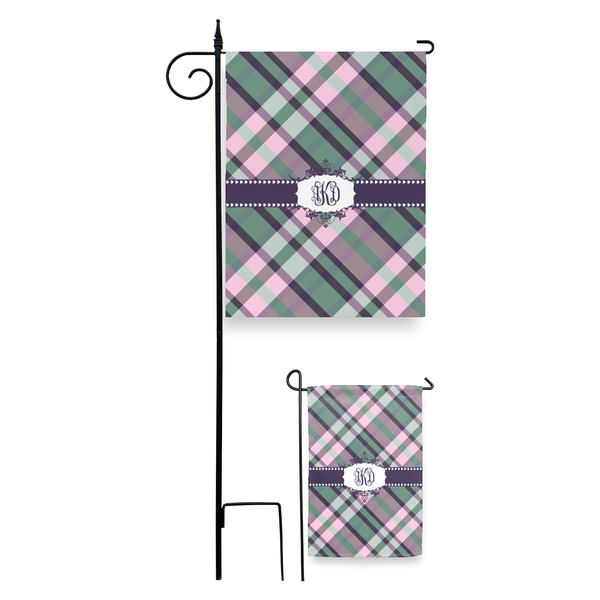 Plaid with Pop Garden Flag - PARENT/MAIN