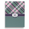 Plaid with Pop Garden Flags - Large - Double Sided - BACK