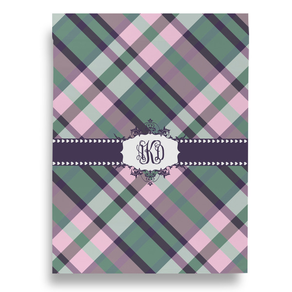 Plaid with Pop House Flags - Double Sided - FRONT