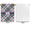 Plaid with Pop Garden Flags - Large - Single Sided - APPROVAL