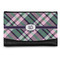 Plaid with Pop Genuine Leather Womens Wallet - Front/Main