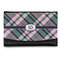 Plaid with Pop Genuine Leather Women's Wallet - Small (Personalized)