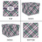 Plaid with Pop Gift Boxes with Lid - Canvas Wrapped - Medium - Approval