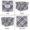 Plaid with Pop Gift Boxes with Lid - Canvas Wrapped - Small - Approval