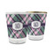 Plaid with Pop Glass Shot Glass - 1.5 oz (Personalized)