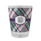 Plaid with Pop Glass Shot Glass - 1.5 oz - Single (Personalized)