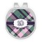 Plaid with Pop Golf Ball Hat Marker Hat Clip