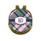 Plaid with Pop Golf Ball Hat Marker Hat Clip - Front & Back