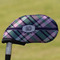 Plaid with Pop Golf Club Cover - Front