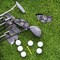 Plaid with Pop Golf Club Covers - LIFESTYLE