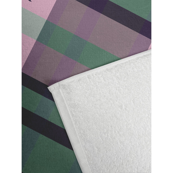 Plaid with Pop Golf Towel - Detail