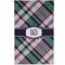 Plaid with Pop Golf Towel (Personalized) - APPROVAL (Small Full Print)