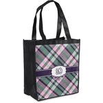Plaid with Pop Grocery Bag (Personalized)