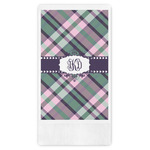Plaid with Pop Guest Towels - Full Color (Personalized)