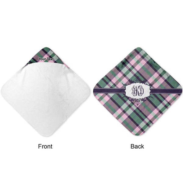 Plaid with Pop Hooded Baby Towel- Approval