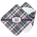 Plaid with Pop Hooded Baby Towel (Personalized)