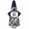 Plaid with Pop Hooded Towel - Hanging