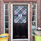 Plaid with Pop House Flags - Double Sided - (Over the door) LIFESTYLE