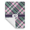 Plaid with Pop House Flags - Single Sided - FRONT FOLDED