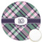 Plaid with Pop Icing Circle - Large - Front